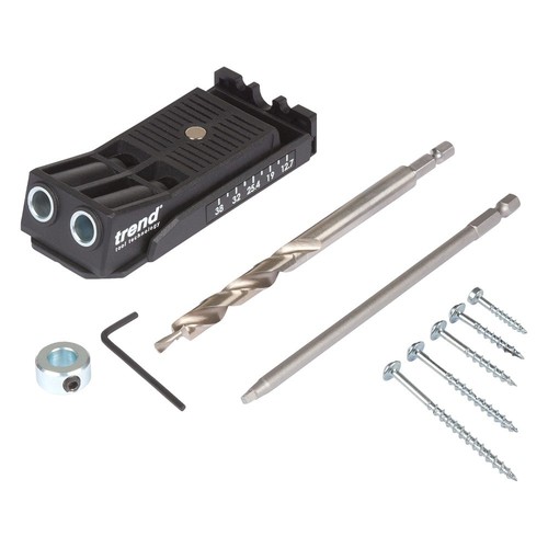 Jig twin pocket hole - -,